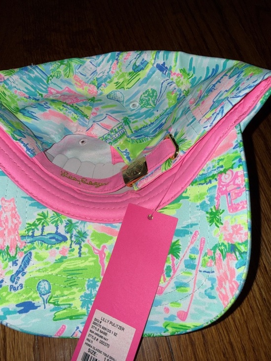Lilly Pulitzer Women\'s Run Around Hat HONDA CLASIC TOILE NWT RARE! main image 7